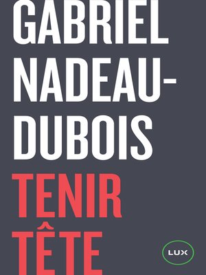 cover image of Tenir tête